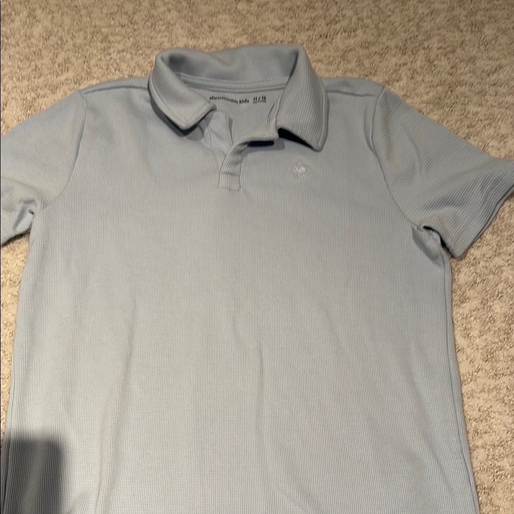 American Eagle Outfitters Blue Polo Shirt Classic Style